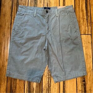 NWT American Eagle Slim Fit Flat Front Short Gray Size 34